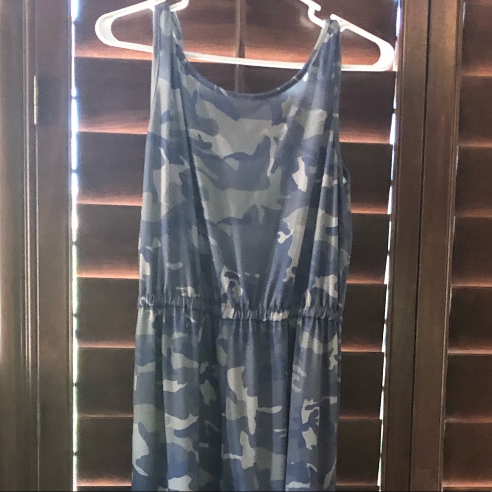 Camo Blue Jumpsuit